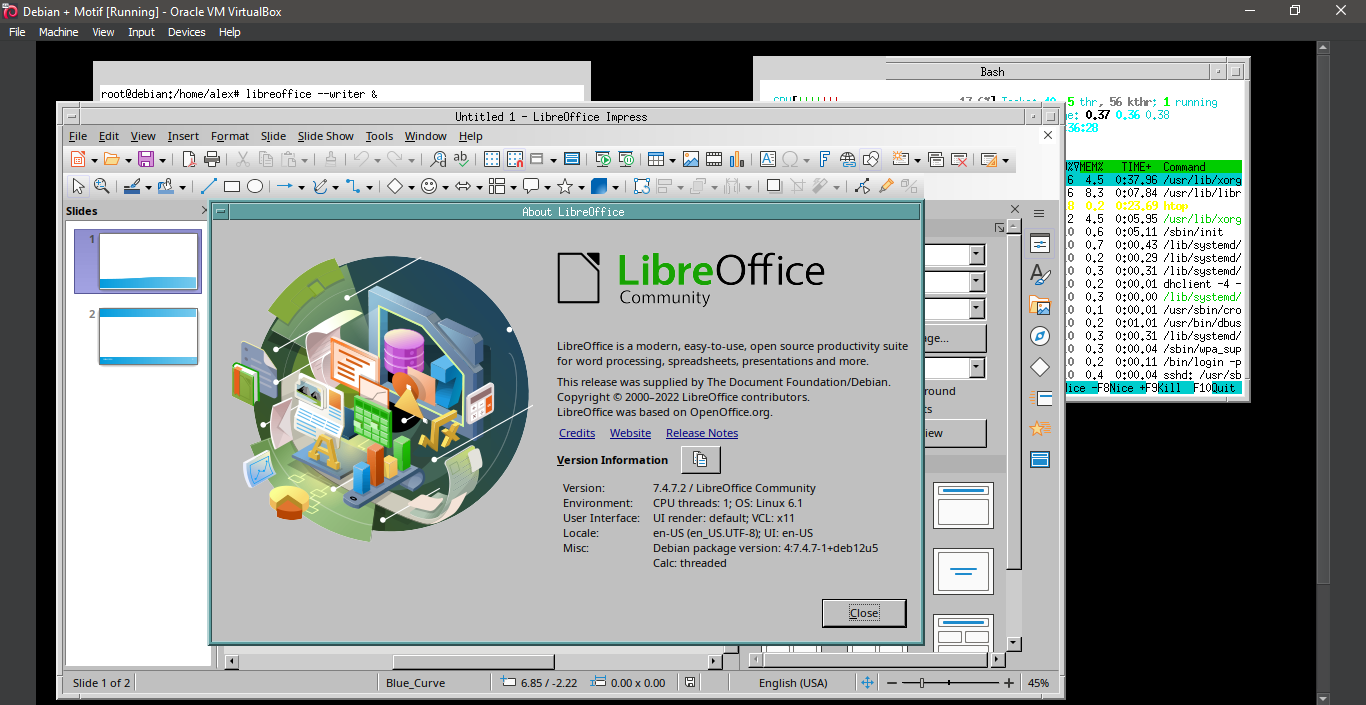 Running Motif Window Manager